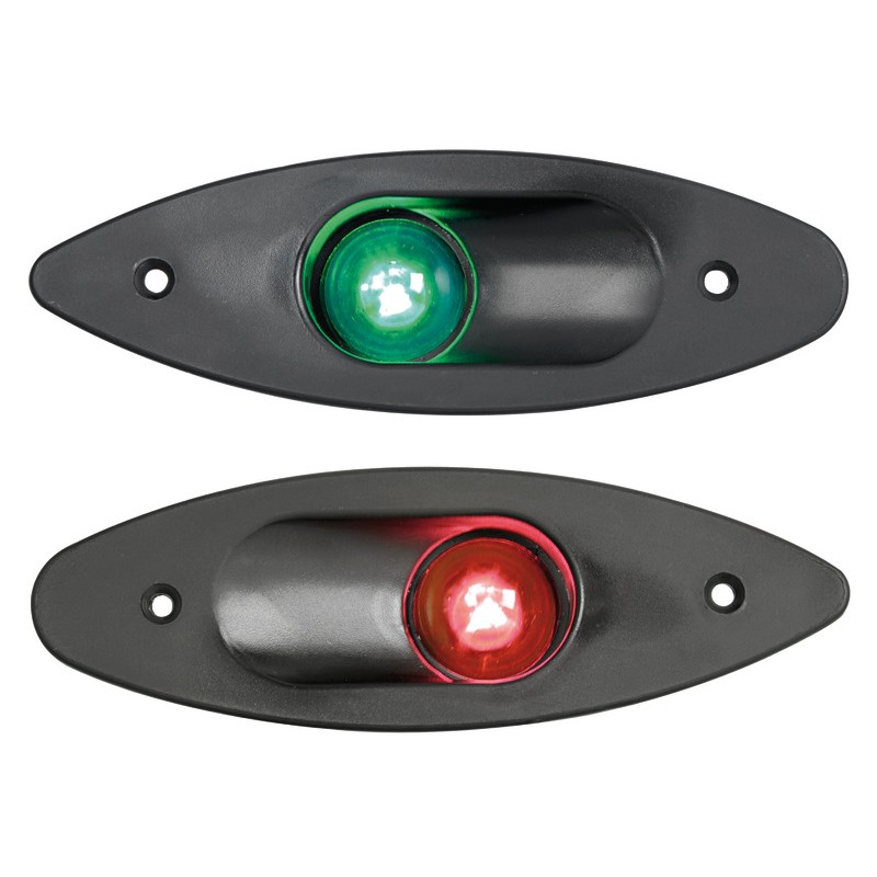 Built-in side navigation lights made of ABS
